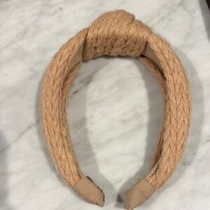 Anthropologie Camel Knit Headband